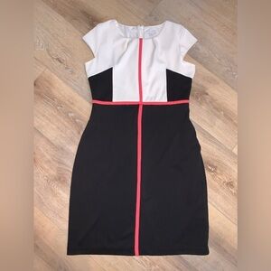 71. New York and Company color block dress size large, like new worn once